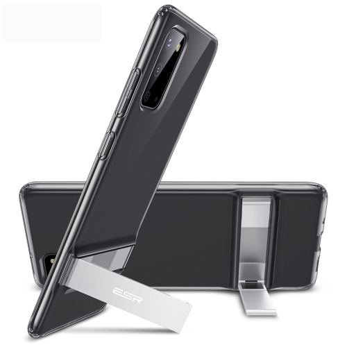 

For Galaxy S20 ESR Air Shield Boost Serie Shockproof PC + TPU Metal Protective Case with Holder(Clear Black)