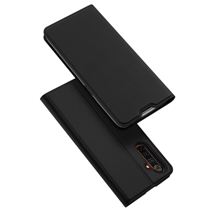 

For OPPO Realme 6 Pro DUX DUCIS Skin Pro Series Horizontal Flip PU + TPU Leather Case, with Holder & Card Slots(Black)