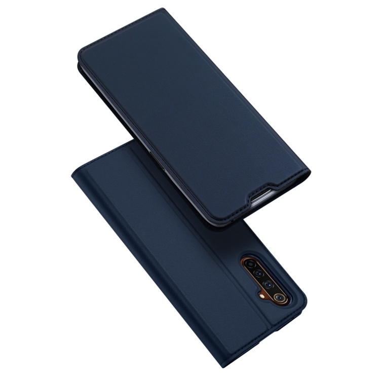 

For OPPO Realme 6 Pro DUX DUCIS Skin Pro Series Horizontal Flip PU + TPU Leather Case, with Holder & Card Slots(Blue)