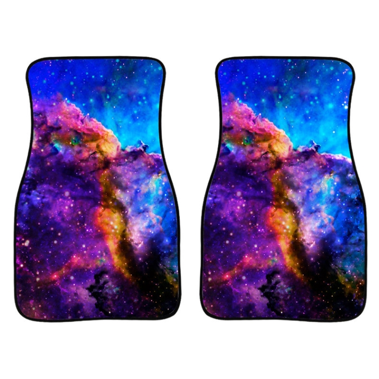 

2 in 1 Universal Printing Auto Car Floor Mats Set, Style:C0164GO