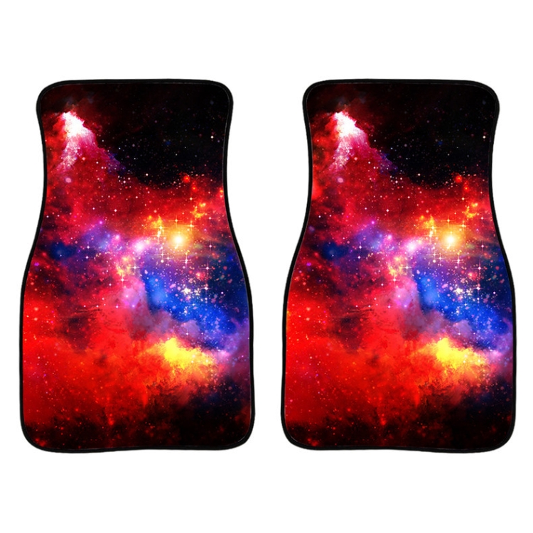 

2 in 1 Universal Printing Auto Car Floor Mats Set, Style:C0165GO