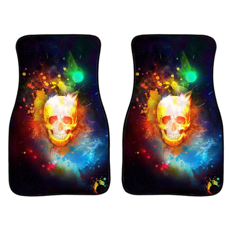 

2 in 1 Universal Printing Auto Car Floor Mats Set, Style:CC3220GO