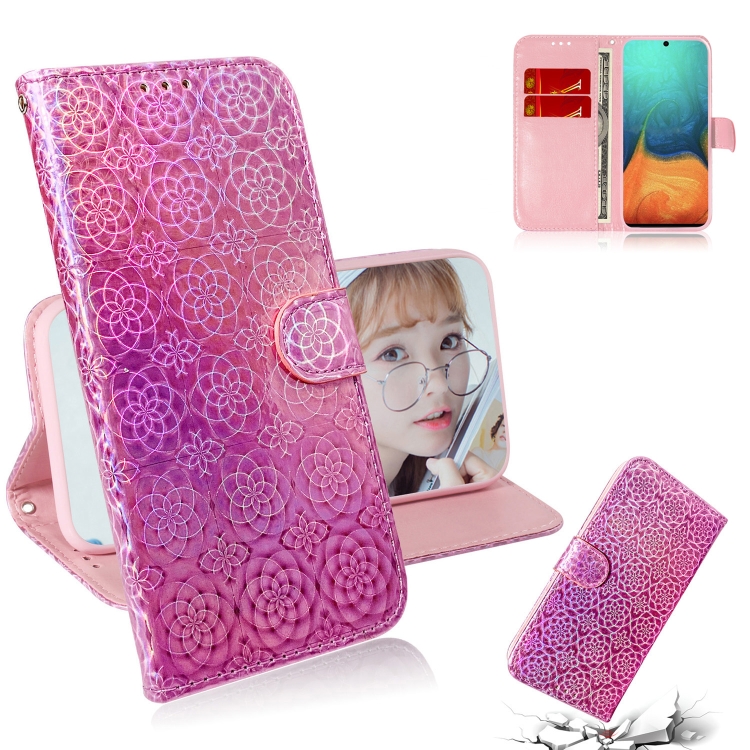 

For Galaxy A71 Solid Hyun Color Magnetic Attraction Horizontal Flip Leather Case with Lanyard, Support Holder & Card Slot & Wallet(Pink)