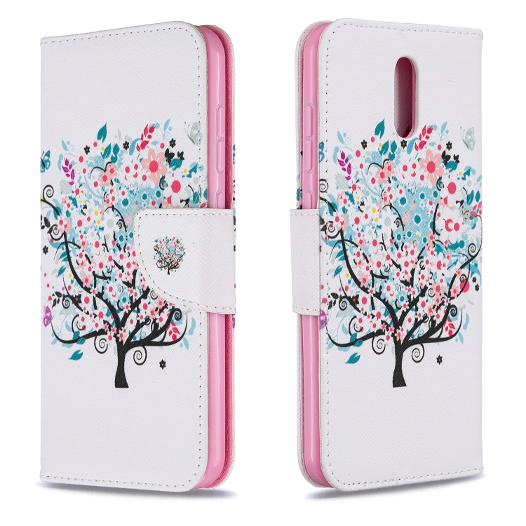 

For Nokia 2.3 Colored Drawing Pattern Horizontal Flip Leather Case with Holder & Card Slots & Wallet(Little Tree)
