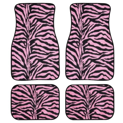 

4 in 1 Leopard Print Universal Printing Auto Car Floor Mats Set, Style:HN1405GP