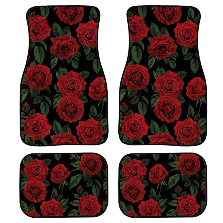 

4 in 1 Pattern Universal Printing Auto Car Floor Mats Set, Style:HX154GP