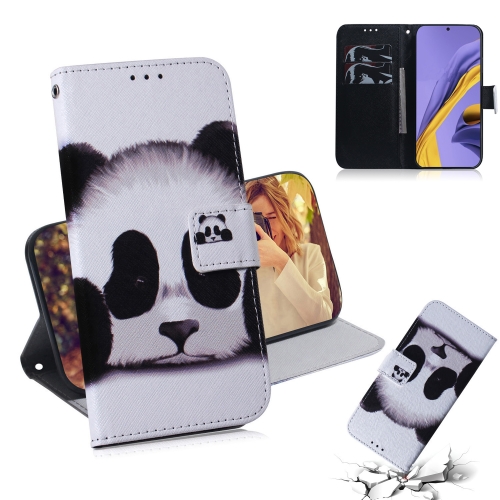 

For Galaxy A51 Combined Pattern Magnetic Attraction Horizontal Flip Leather Case, Support Holder & Card Slot & Wallet(Panda)