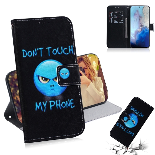 

For Galaxy S20 Combined Pattern Magnetic Attraction Horizontal Flip Leather Case, Support Holder & Card Slot & Wallet(Anger)