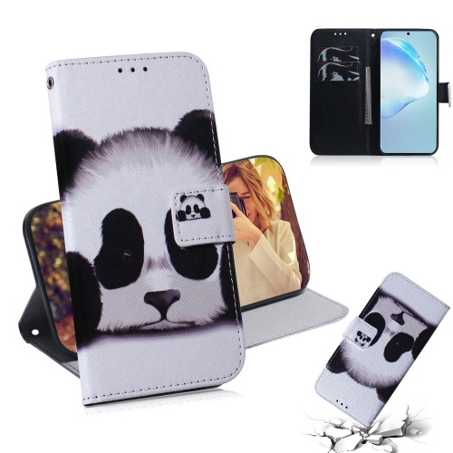 

For Galaxy S20+ Combined Pattern Magnetic Attraction Horizontal Flip Leather Case, Support Holder & Card Slot & Wallet(Panda)