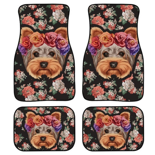 

4 in 1 Pattern Universal Printing Auto Car Floor Mats Set, Style:HX206GP