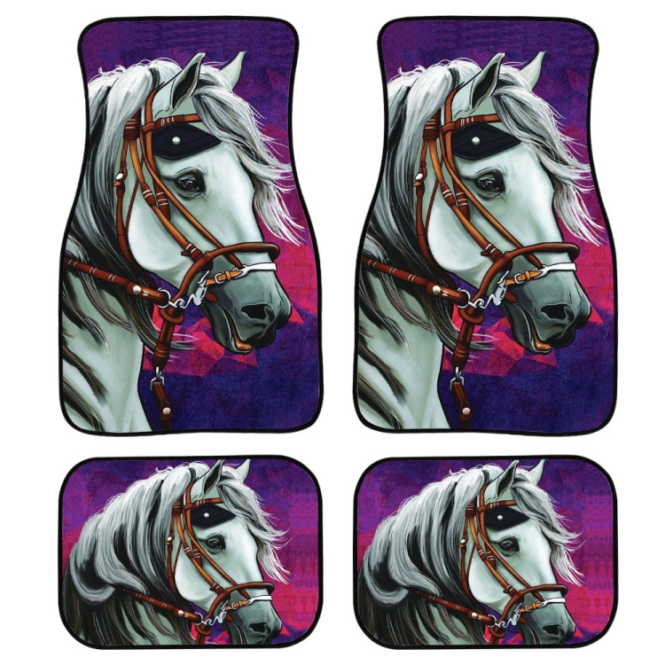 

4 in 1 Pattern Universal Printing Auto Car Floor Mats Set, Style:HX603GP