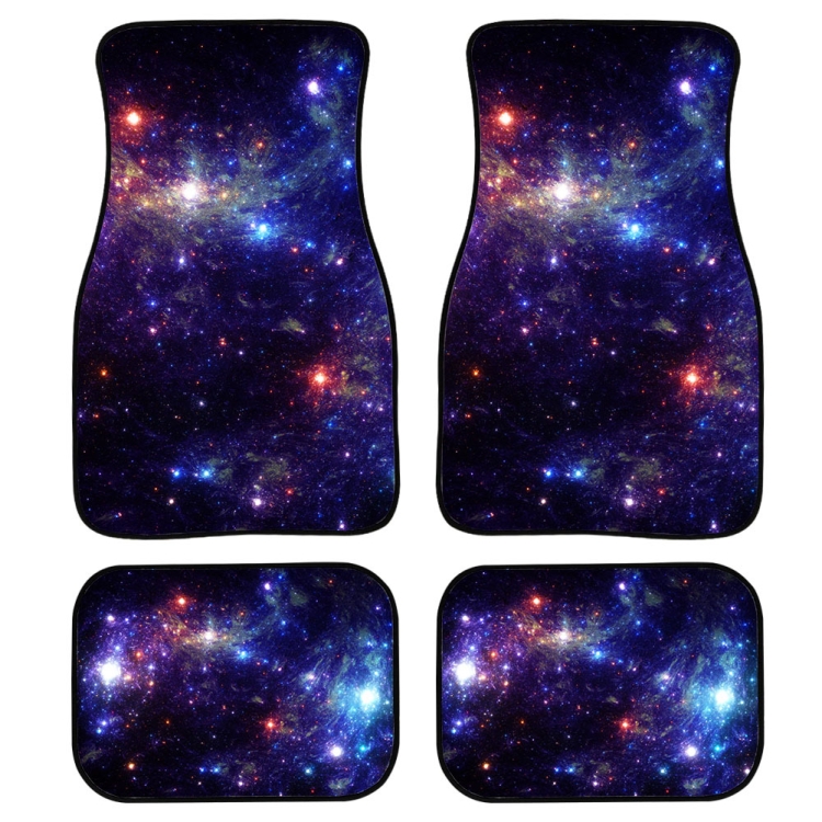 

4 in 1 Starry Sky Pattern Universal Printing Auto Car Floor Mats Set, Style:HN1159GP
