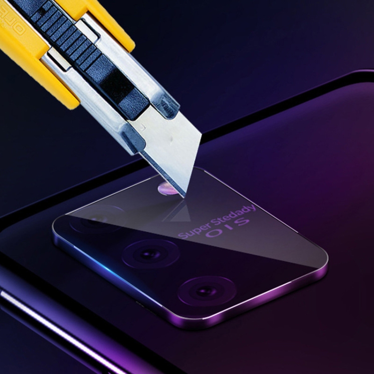 

10 PCS For Galaxy S10 Lite 0.3mm 2.5D 9H Rear Camera Lens Flexible Tempered Glass Film