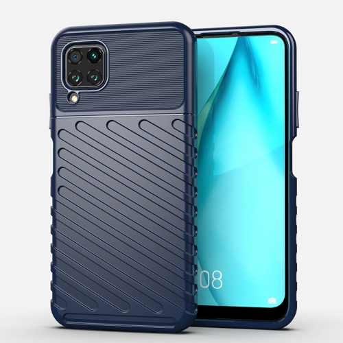 

For Huawei Nova 7i Thunderbolt Shockproof TPU Soft Case(Dark Blue)