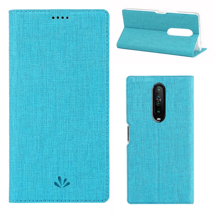 

Xiaomi Redmi K30 & K30 5G ViLi Shockproof TPU + PU Horizontal Flip Protective Case with Card Slot & Holder(Blue)