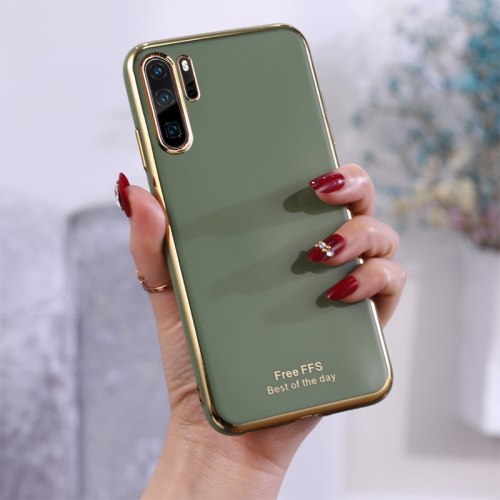 

For Huawei P30 Pro 6D Plating TPU Protective Case(Green)