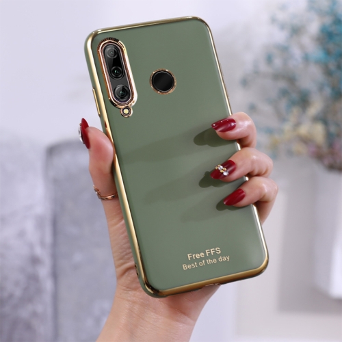 

For Huawei P30 lite 6D Plating TPU Protective Case(Green)