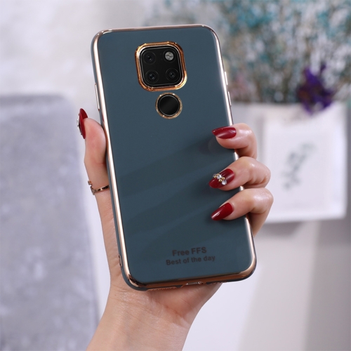

For Huawei Mate 20 6D Plating TPU Protective Case(Dark Green)