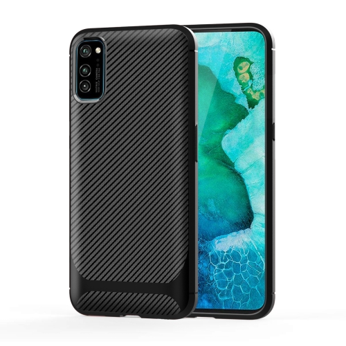 

For Huawei Honor V30 / V30 Pro Carbon Fiber Texture Shockproof TPU Protective Case(Black)