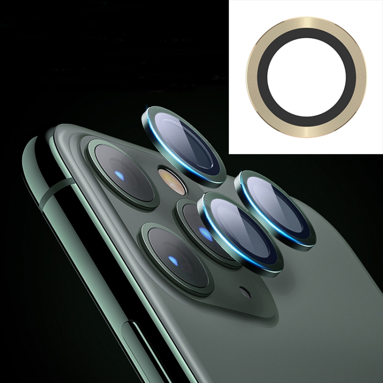 

Joyroom JR-PF097 High-Transparent Glass Lens Stickers For iPhone 11 Pro(Gold)