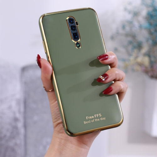 

For OPPO Reno 10x zoom 6D Plating TPU Protective Case(Green)