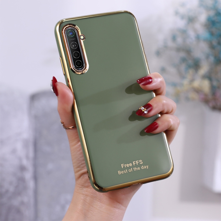 

For OPPO K5 6D Plating TPU Protective Case(Green)