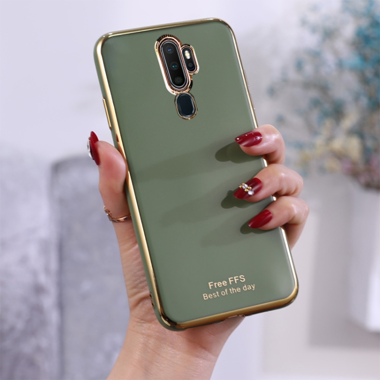 

For OPPO A9 (2020) / A11x 6D Plating TPU Protective Case(Green)