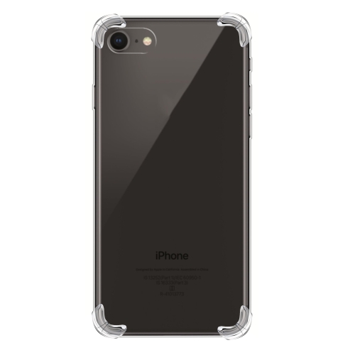 

For iPhone SE 2020 Four-Corner Shockproof Ultra-Thin Transparent TPU Case