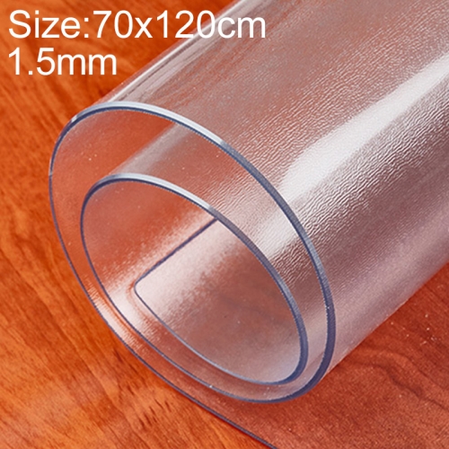 

70x120cm Waterproof Oilproof Transparent Frosted PVC Disposable Tablecloth Coffee Table Mat(1.5mm Frosted)