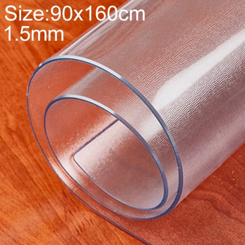 

90x160cm Waterproof Oilproof Transparent Frosted PVC Disposable Tablecloth Coffee Table Mat(1.5mm Frosted)