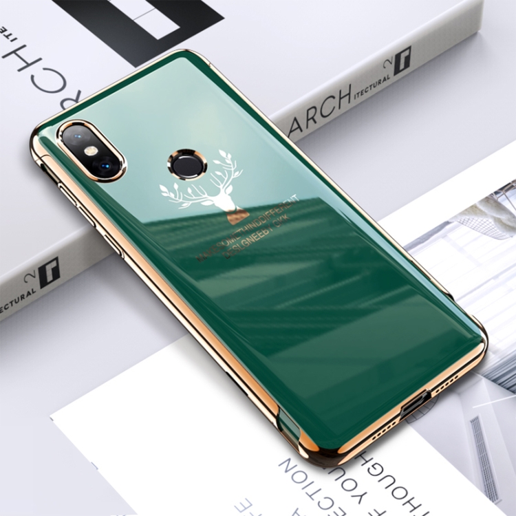

For Xiaomi Mi Mix 3 GKK PC + Solid Color Plating Protective Case(Green)