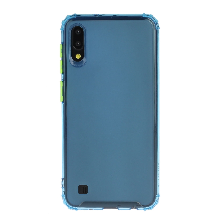 

For Galaxy A10 Shockproof TPU Transparent Protective Case(Sky Blue)