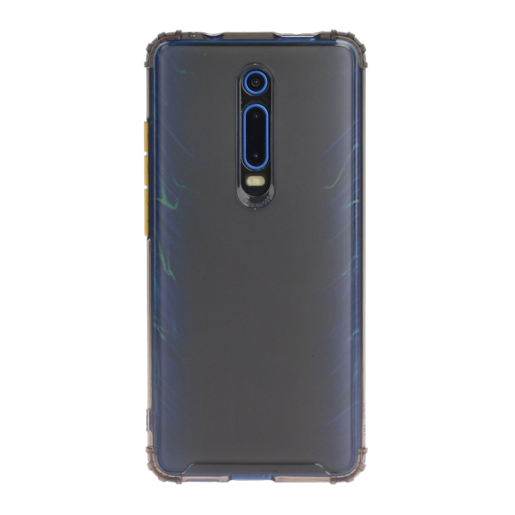 

For Xiaomi Redmi K20 Shockproof TPU Transparent Protective Case(Black)