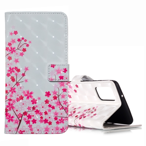 

For Galaxy S20+ 3D Pattern Magnetic Suction Horizontal Flip Leather Case with Holder & Card Slots & Wallet & Photo Holder(Cherry Blossoms)