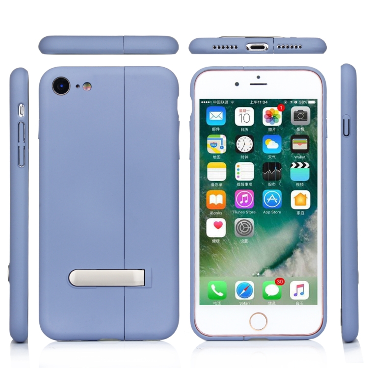 

For iPhone SE 2020 Silicone Magnetic Detachable Protective Case(Sky Blue)