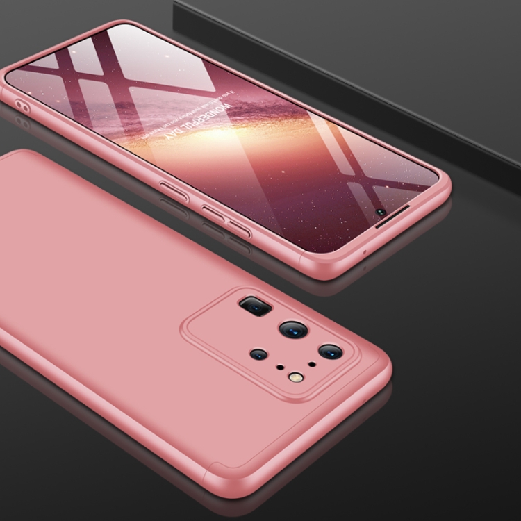 

For Galaxy S20 Ultra GKK Three Stage Splicing Full Coverage PC Case(Rose Gold)
