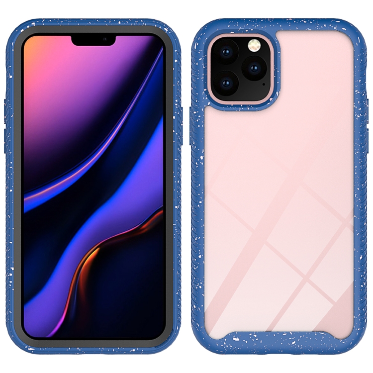 

For iPhone 11 Pro Shockproof Starry Sky PC + TPU Protective Case(Blue)
