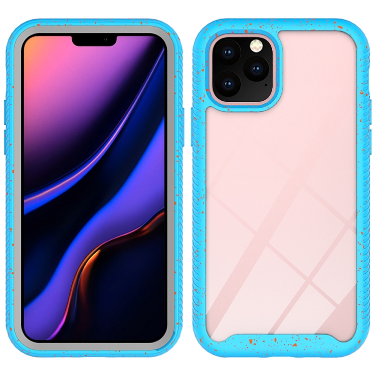 

For iPhone 11 Pro Shockproof Starry Sky PC + TPU Protective Case(Sky Blue)