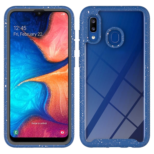 

For Galaxy A30 / A20 Shockproof Starry Sky PC + TPU Protective Case(Blue)