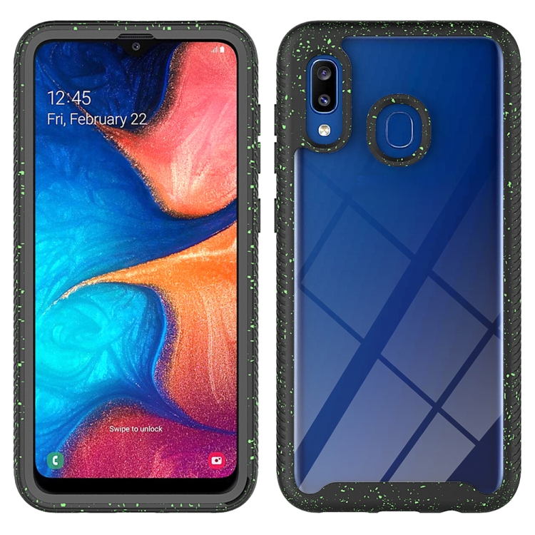 

For Galaxy A30 / A20 Shockproof Starry Sky PC + TPU Protective Case(Black)