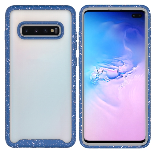 

For Galaxy S10 Plus Shockproof Starry Sky PC + TPU Protective Case(Blue)