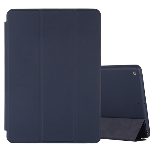 

For iPad 10.2 Horizontal Flip Smart Leather Case with Three-folding Holder(Navy Blue)