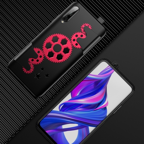 

For Huawei Honor 9X / Honor 9X Pro / Y9s / P smart Pro 2019 GKK Mechanic Full Coverage PC Case(Red+Black)