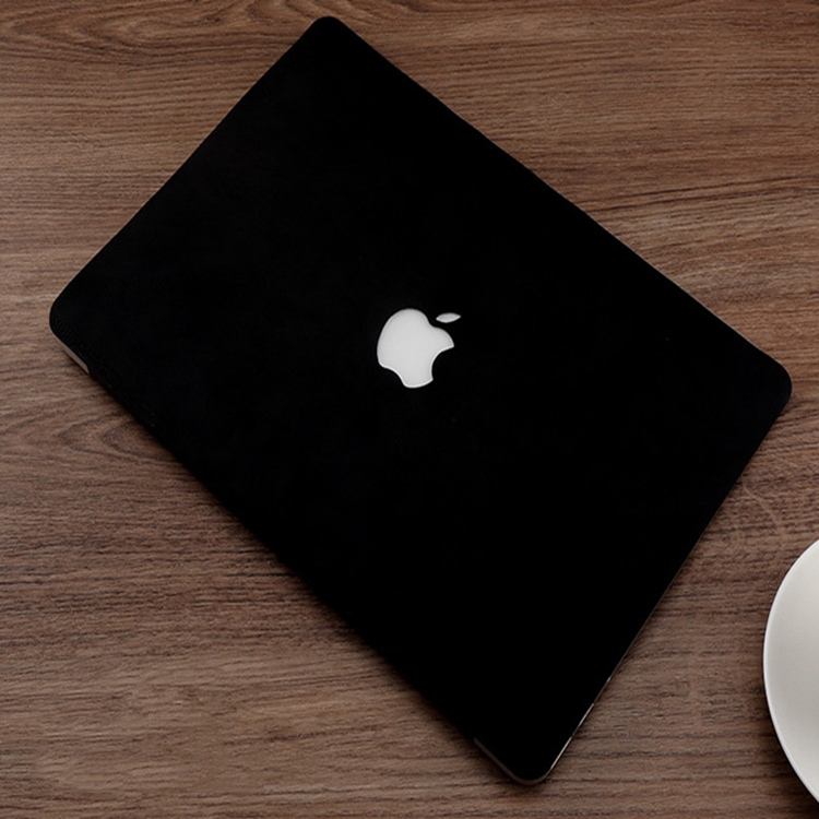 

For MacBook Pro 16 inch (2019) 2 in 1 PU Leather Laptop Top Shell Protective Film + Bottom Protective Film set(Black)