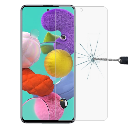 

For Galaxy A51 0.26mm 9H Surface Hardness 2.5D Explosion-proof Tempered Glass Half Screen Film
