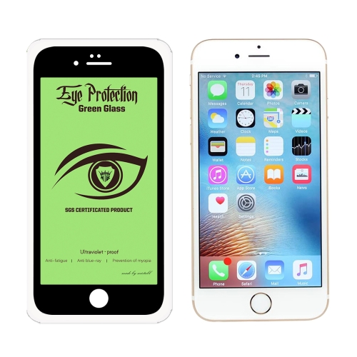 

For iPhone 6 Plus MIETUBL 9H Hardness Eye-caring Anti-glare Green Light Tempered Glass Film(Black)