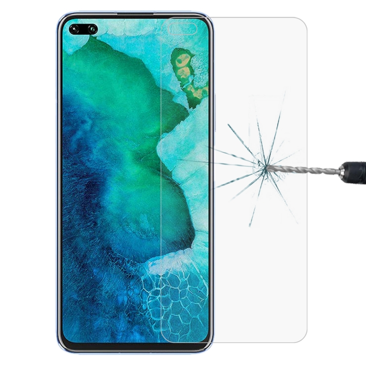 

For Huawei Honor V30 0.26mm 9H Surface Hardness 2.5D Explosion-proof Tempered Glass Non-full Screen Film