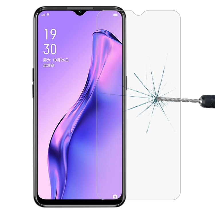 

For OPPO A8 0.26mm 9H Surface Hardness 2.5D Explosion-proof Tempered Glass Non-full Screen Film