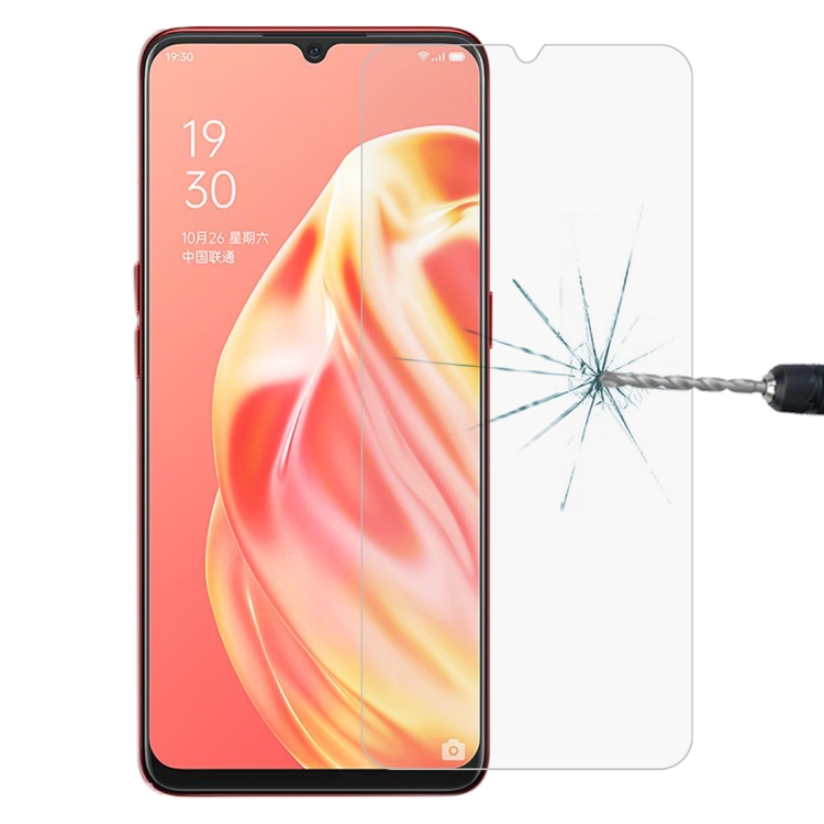 

For OPPO A91 0.26mm 9H Surface Hardness 2.5D Explosion-proof Tempered Glass Non-full Screen Film