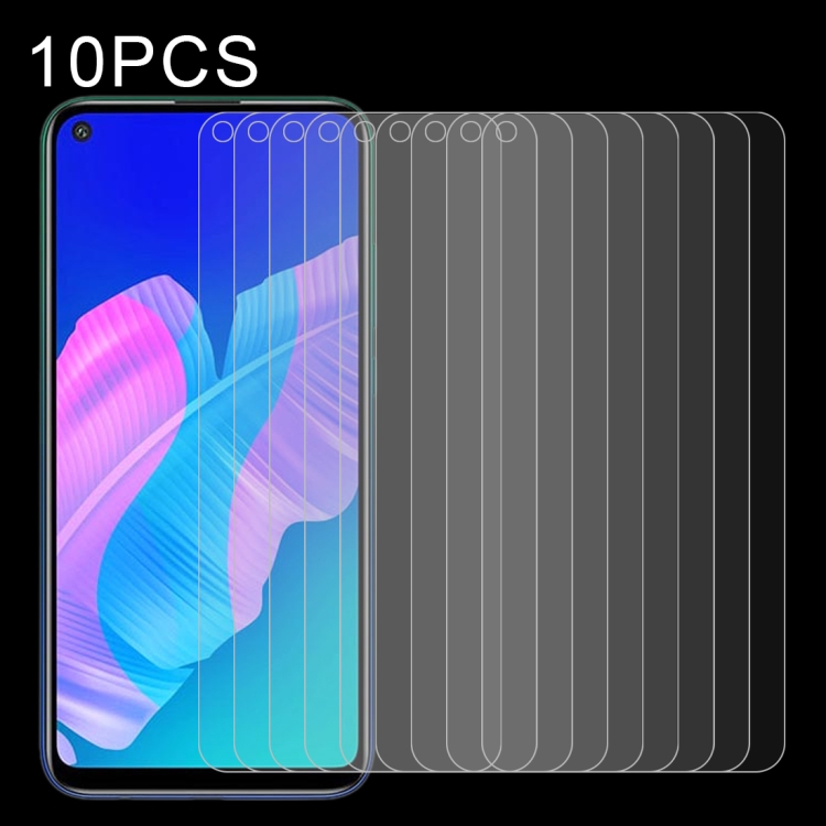

10 PCS 0.26mm 9H Surface Hardness 2.5D Explosion-proof Tempered Glass Non-full Screen Film For Huawei Y7p